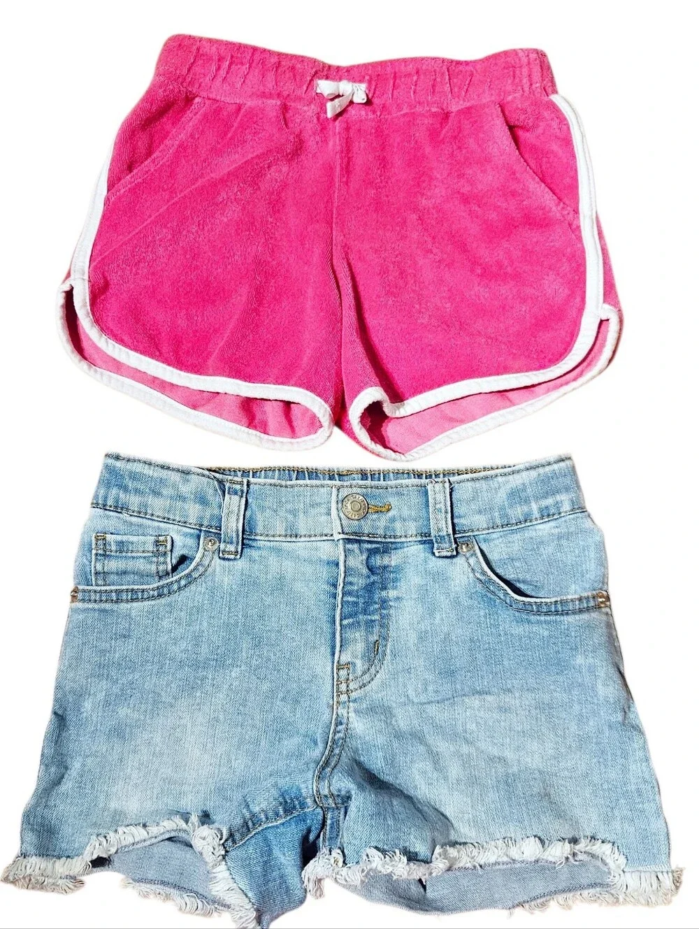 Girls Spring Summer Shorts Bundle Cat & Jack and 32 Degrees Cool Size 7/8